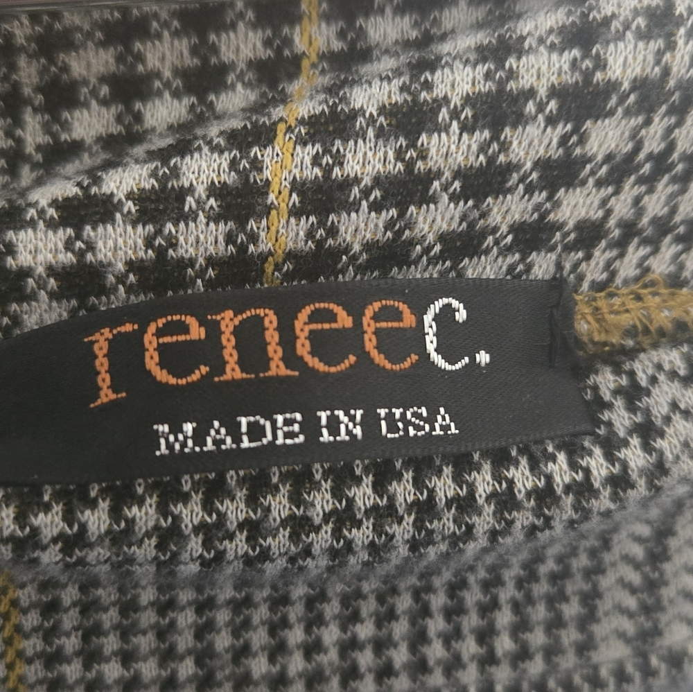 Renee C. Women's Plaid Pull On Skirt High Waist Size M - Picture 2 of 3